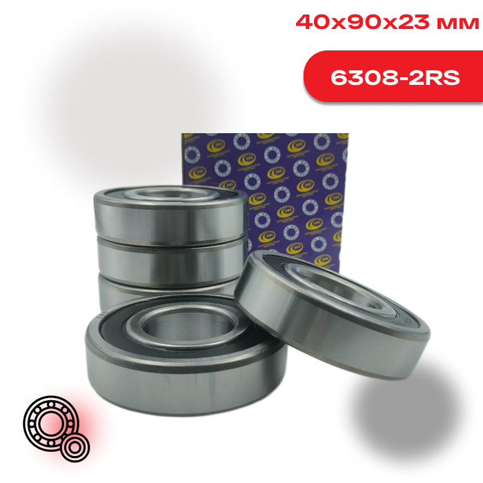 Радиальный шарикоподшипник SKF 6308 2RS1